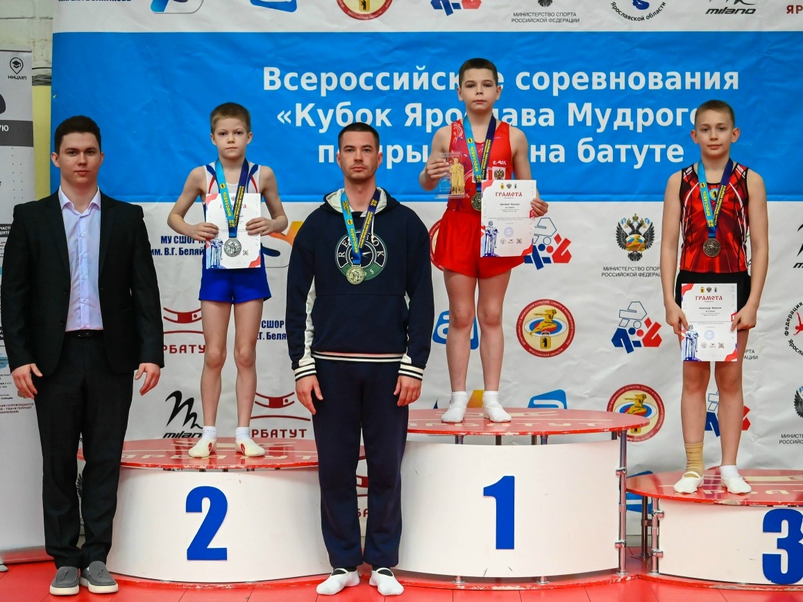 Всероссийские соревнования по прыжкам на батуте «Кубок Ярослава Мудрого».