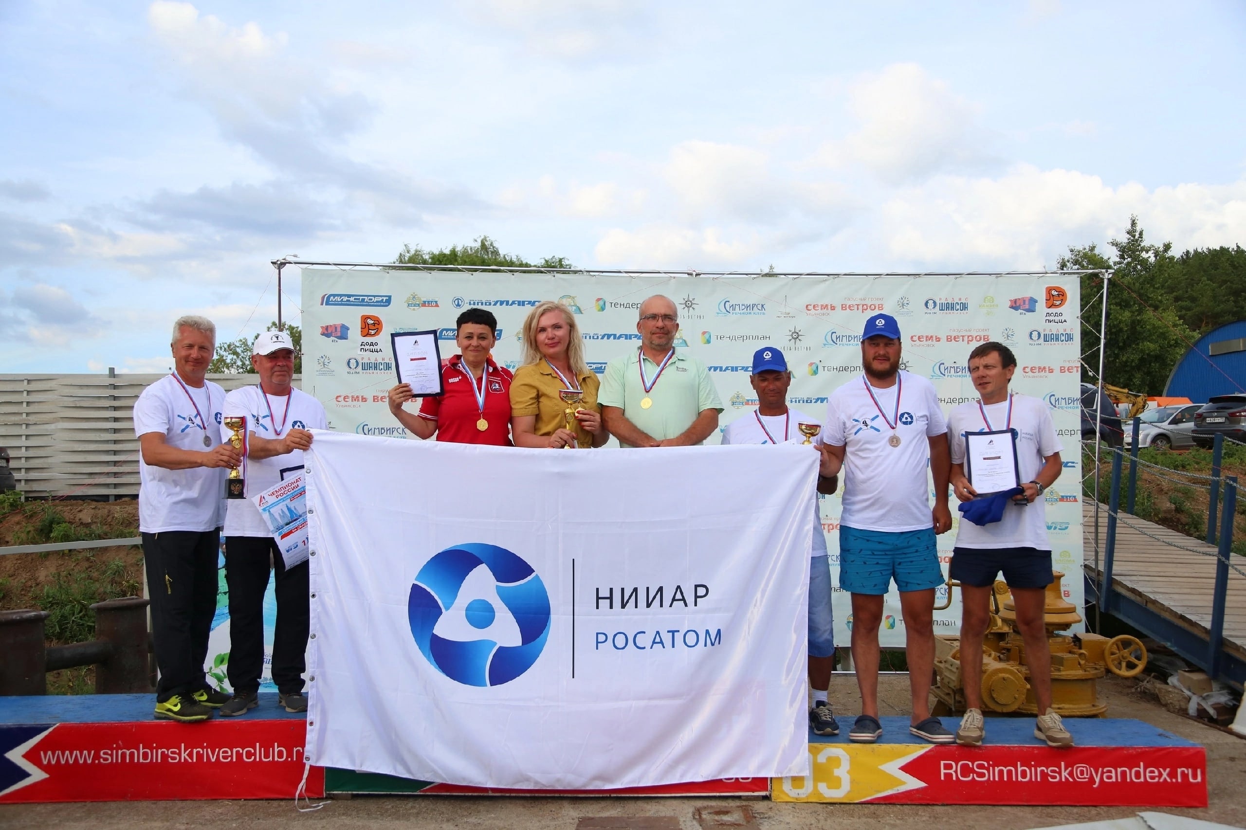 При поддержке ГНЦ НИИАР в Ульяновске прошел Чемпионат России по парусному спорту в классе «микро» с рекордным за последние 15 лет количеством участников..