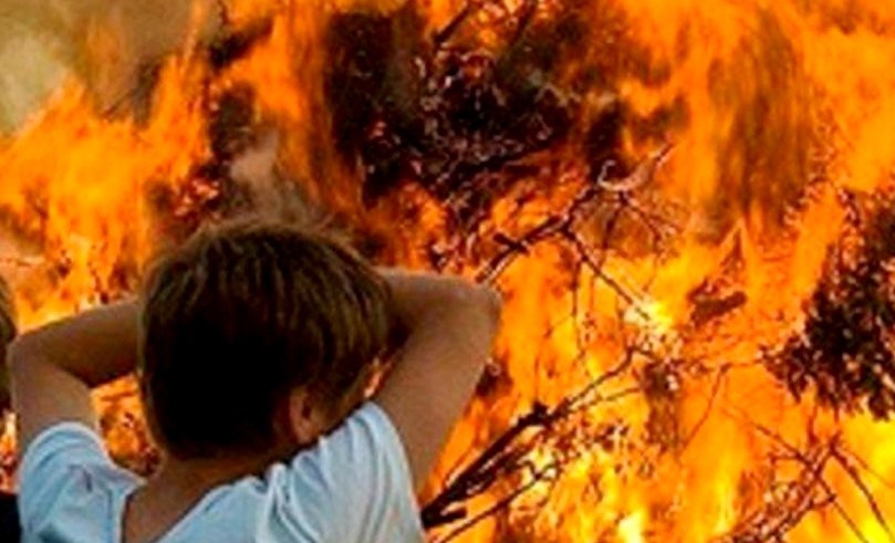 Памятка о правилах поведения детей при пожаре.