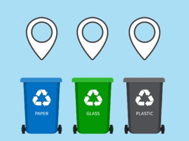 Места накопления ТКО частного сектора с отсеком под КГМ.