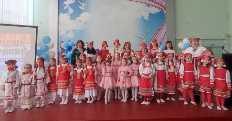 Проведен первый конкурс мордовского творчества среди дошкольников.